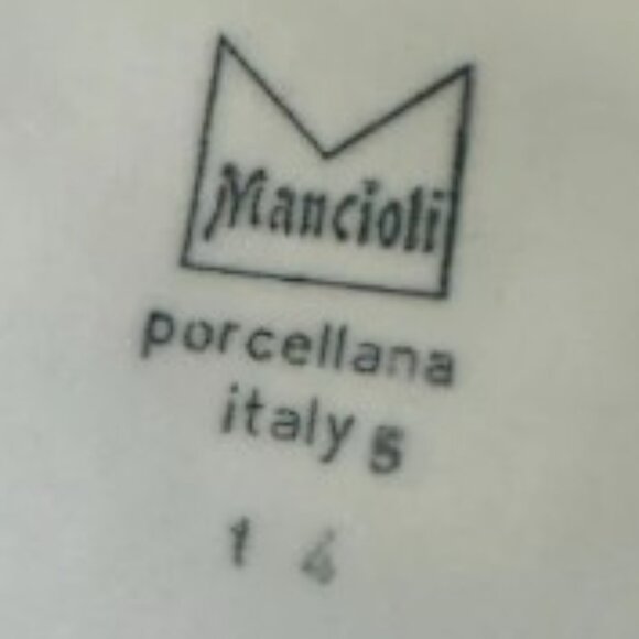 Mancioli Porcelain Casserole Dish, Hand Painted Bird Motif, Italy - Picture 7 of 7